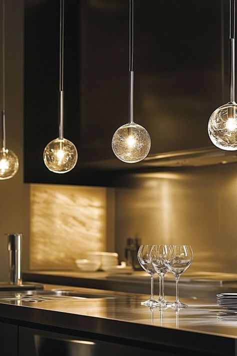 Brighten up your kitchen with modern lighting solutions that combine style and function. Perfect for a sleek, updated look. #KitchenLighting #ModernDesign Modern Kitchen Lighting, Remodeling Ideas, Kitchen Remodeling, In Kitchen, Kitchen Lighting, Lighting Solutions, Modern Lighting, Modern Kitchen, Kitchen Remodel