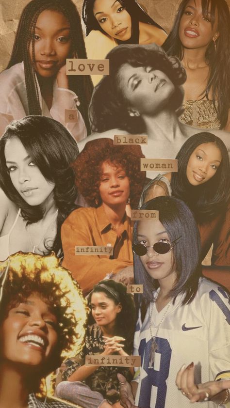 🤎🤎🤎 #aaliyah #brandy #whitneyhouston #janetjackson #blackwomen #black #music Wallpaper Aaliyah, R B Wallpaper, Aaliyah Aesthetic, R&b Aesthetic, Sza Singer, Aaliyah Haughton, Black Music, Black Love Art, Whitney Houston