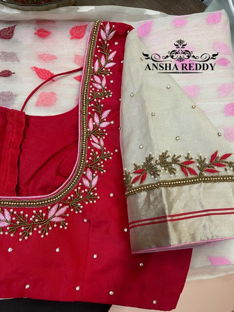 Blose Desines Work Simple, Magam Work, Blouse Maggam Work, Work Blouse Designs, Mirror Work Blouse Design, Maggam Work Blouse, Blouse Designs Catalogue, Best Blouse Designs, Traditional Blouse Designs