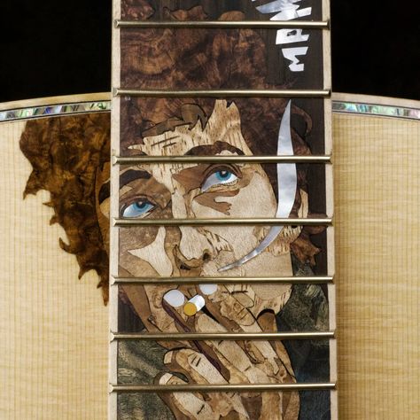 Acoustic Guitar Art, Custom Acoustic Guitars, Guitar Inlay, Art Guitar, Acoustic Guitar Music, Guitar Ideas, Guitar Painting, Guitar Building, Guitar Art