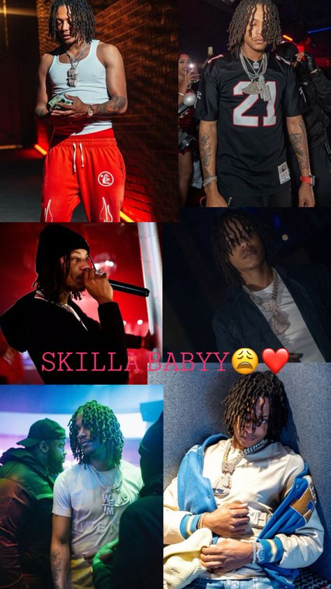 All about skilla baby Skilla Baby Rapper, Skilla Baby, Rapper Pfp, Rapper Wallpaper, Underground Rappers, Cute Lockscreens, Cute Rappers, Hair Ponytail Styles, Ponytail Styles