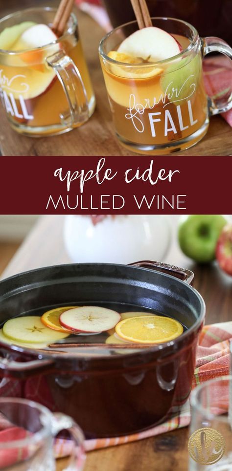 Fall Wine Cocktails, Mulled Wine Recipe Crockpot, Mulled Cider Wine, Autumn Brunch, Mulled Cider Recipe, Cider Wine, Apple Jacks, Mulled Apple Cider, Apple Wine