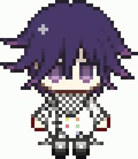 Kokichi Gif, Kokichi Oma, Kokichi Ouma, Danganronpa 3, Danganronpa V3, Danganronpa Characters, Perler Beads, Danganronpa, Cover Art