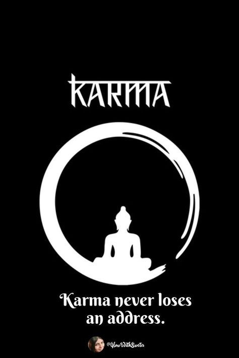 Karma Never Loses an Address! Dharma Quotes, Positive Quotes Wallpaper, Life Quotes To Live By, Karma Quotes, Motivational Quotes For Success, Motivational Quotes For Life, Quotable Quotes, Art Drawings Simple, Inspirational Quotes Motivation