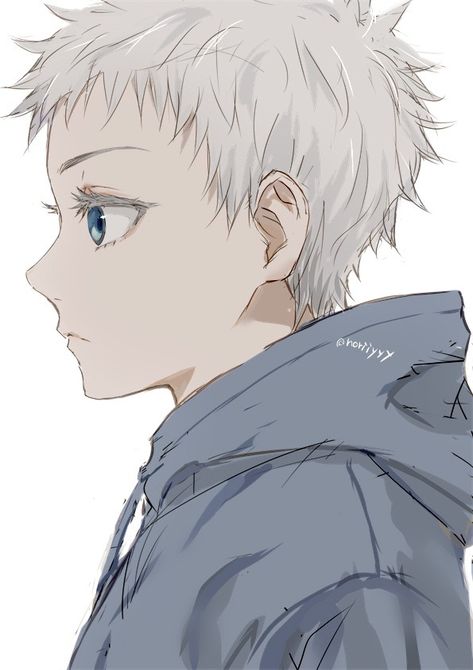 Anime Child, Gojo Satoru, Anime Character Drawing, Manhwa Manga, White Hair, Cute Anime Character, Character Drawing, Character Design Inspiration, Jujutsu