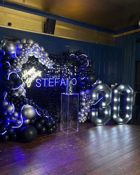 Last night was a blast providing our services for our clients surprise tracksuit party! 💙🖤 Services provided: - Our brand new waffle machine 🤤 - Selfie Pod with custom props 📸 - Sequin Wall backdrop including balloon garlands, neon ropes, custom neon sign and 30 light up numbers ✨ 📍@ninthlifepub #wafflesticks #wafflecart #sequinwall #neonrope Sequin Wall Backdrop, Light Up Numbers, Waffle Sticks, Waffle Machine, Sequin Wall, Wall Backdrops, Custom Neon, Our Services, Custom Neon Signs