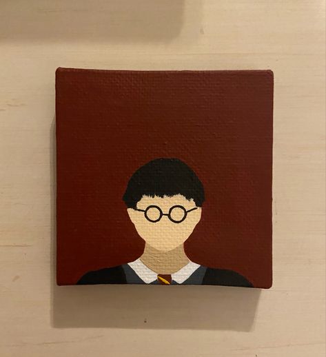 Harry Potter Painting Ideas On Canvas Easy, Harry Potter Painting Ideas, Potter Painting Ideas, Harry Potter Canvas Painting, Harry Potter Painting, Painting Ideas On Canvas Easy, Painting Ideas On Canvas, Canvas Easy, Mini Canvas Art