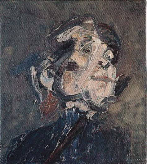 Frank Auerbach, Head Painting, Art Folio, Franz Kline, Art Of Painting, Camden Town, Academic Art, Popular Art, Expressionism Painting