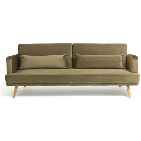 Buy Habitat Andy Clic Clac Velvet Sofa Bed - Sage at Argos.ie- Your Online Shop for . Sage Sofa, Budget Sofa, Garden Room Interiors, Wrap Fillings, Velvet Sofa Bed, Sofa Size, Bolster Cushions, Free Fabric Swatches, Cooking Gadgets