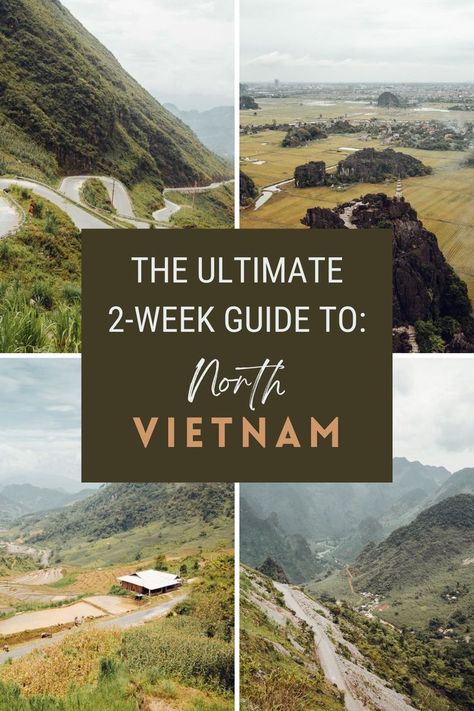 Perfect 2-Week North Vietnam Itinerary. Here is a complete travel guide to Vietnam covering the entire North, including unique tips, how to get around and an incredible 2-week Vietnam route to ensure you see the best attractions this country offers. From Hanoi to Cat Ba island and Ninh Binh, this Vietnam backpacking guide is perfect for first-timers and is ideal for any time of the year. | Holiday Bucket List | Dream Vacation | Wanderlust Inspiration | Vietnam Travel Map Vietnam Itinerary 2 Weeks, North Vietnam Itinerary, Vietnam 2 Week Itinerary, Holiday Bucket List, Vietnam Guide, Vietnam Destinations, Vietnam Trip, Incredible 2, Cat Ba Island