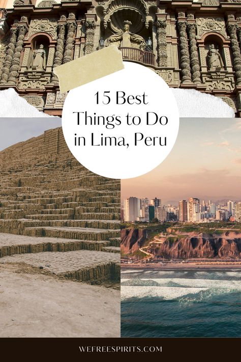 Discover Lima, Peru with insights on its rich history, vibrant culture, and top things to do in this comprehensive travel guide.  #lima #peru #travelguide Lima Peru Travel, Lima Travel, Traveling Goals, Peru Culture, Peru Travel Guide, Spanish Conquistador, Peru Travel, Lima Peru, Free Things To Do