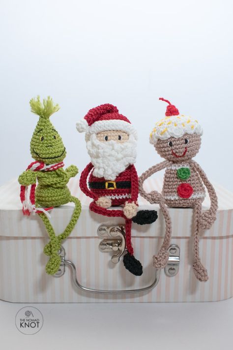 Nutcracker Crochet Pattern Free, Christmas Crochet Applique Patterns Free, Santa Crochet Patterns Free, Crochet Nutcracker Pattern Free, New Years Crochet, Crochet House Decor, Crochet Santa Claus, Santa Crochet, 2024 Crochet