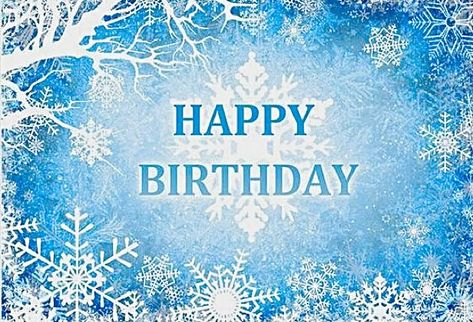 Winter Birthday Greetings, Winter Birthday Quotes, Happy Birthday Winter Images, Winter Birthday Wishes, Winter Happy Birthday, Bday Quotes, Happy Birthday Wishes Pics, Happy Birthday Words, Birthday Wishes Pics