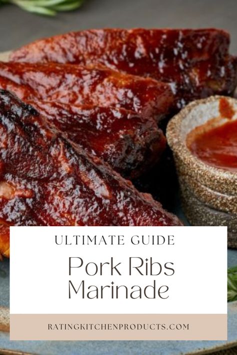 Craving mouth-watering, fall-off-the-bone pork ribs? Look no further! We've got the inside scoop on the perfect pork ribs marinade, from classic BBQ flavors to exotic blends that'll take your taste buds on a tantalizing journey. Get ready to elevate your ribs game to the next level. Country Style Pork Rib Marinade, Marinade For Country Style Pork Ribs, Pork Rib Marinade Recipes Grilling, Country Style Pork Ribs Marinade, Marinade For Ribs Overnight, Pork Rib Marinade Recipe Overnight, Pork Ribs Marinade Recipes, Pork Ribs Brine Recipe, Marinade For Pork Ribs