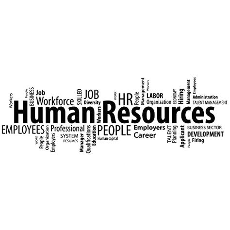 Childcare Facility, Hr Office, Office Stickers, Human Resources Management, Management Office, Large Decor, Human Resource, Wall Designs, Word Cloud