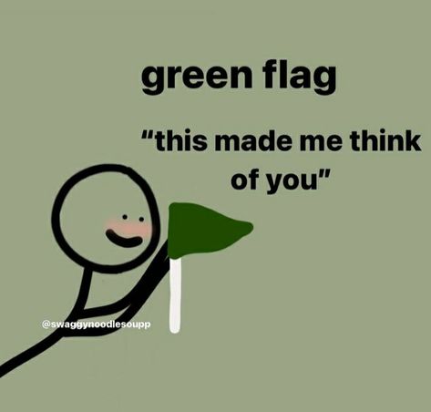 Red Green Flag, Green Flag, Cute Words, Meaningful Life, I Think Of You, Red Flag, Fb Memes, Silly Me, Get To Know Me