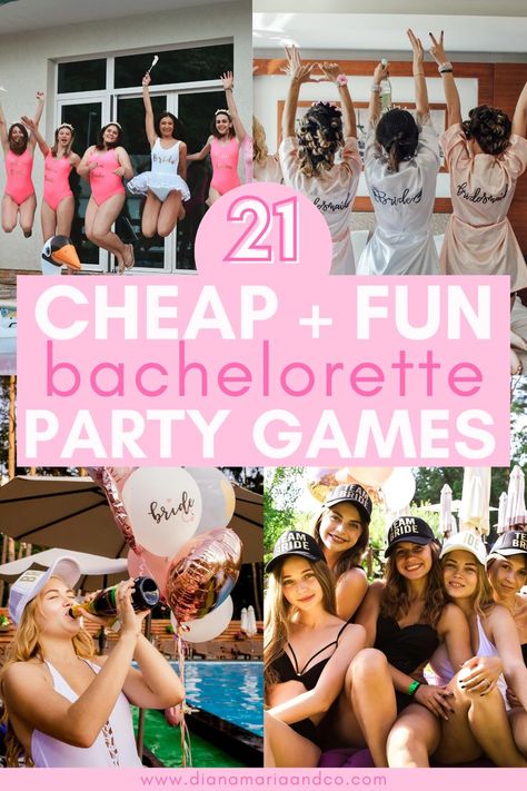 Make planning your bachelorette easy with these cheap and fun bachelorette party games! All of them are super budget-friendly and so easy to play. Party Games To Play, Fun Bachelorette Party Games, Fun Bachelorette Party, Awesome Bachelorette Party, Bachelorette Party Games, Team Bride, Wedding Event Planning, Spice Up, Party Planning