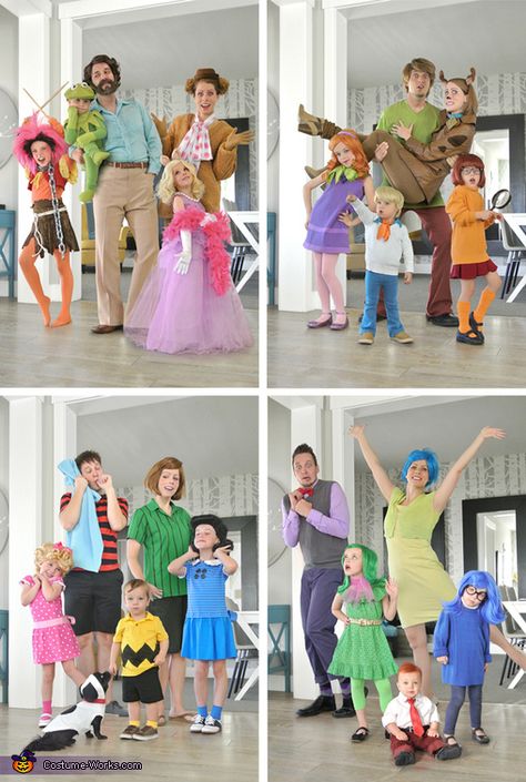 Halloween Muppets, Tricky Costume, Muppets Costume, Muppets Halloween, Creative Diy Costumes, Family Themed Halloween Costumes, Themed Halloween Costumes, Costume Works, The Muppets