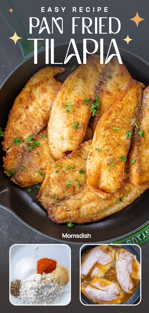 Ways To Make Tilapia, Pan Seared Tilapia Recipes Healthy, How To Prepare Tilapia Fish, How To Cook Frozen Talipia, Stove Top Tilapia, Fillet Fish Recipe Tilapia, Crispy Tilapia Recipes, Recipes For Tilapia Fillets, How To Cook Tilapia On The Stove