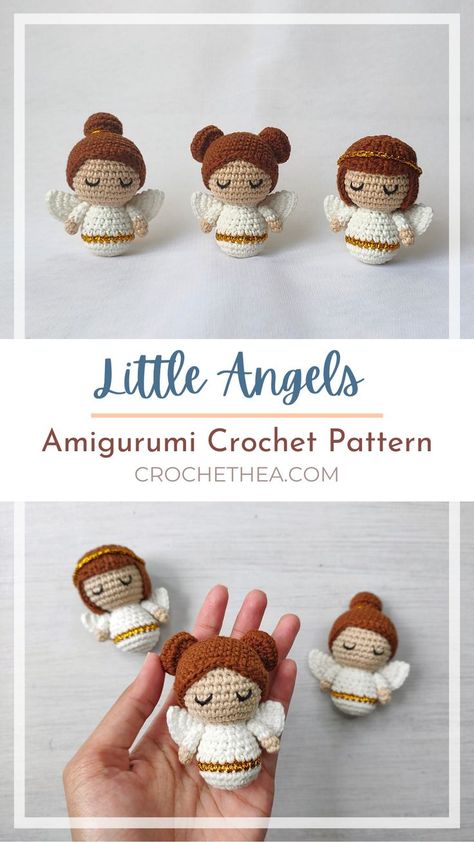 Crochet Christmas Ornaments Tutorial, Crochet Kindness, Crocheted Dolls, Christmas Bazaar, Crochet Ornament Patterns, Christmas Crochet Patterns Free, Crochet Angels, Crochet Angel, Confection Au Crochet