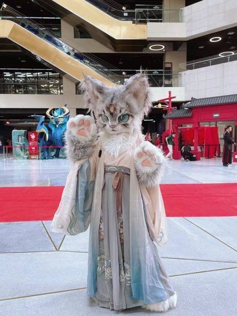 Types Of Fursuits, Crochet Fursuit, Japanese Fursuit, Fursuit Styles, Fursuit Kigurumi, Realistic Fursuit, Kigurumi Fursuit, Fursona Ideas, Therian Masks