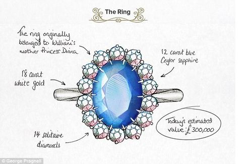 Princess Diana's ring Royal Engagement Rings, Royal Jewellery, Ceylon Sapphire Ring, Diana Ring, Queen Style, Princess Catherine, Engagement Celebration, Celebrity Engagement Rings, Royal Life