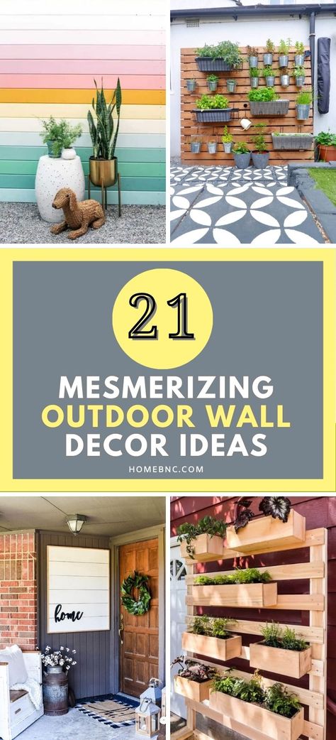 Patio Wall Decor Outdoor, Outdoor Wall Decor Ideas, Large Outdoor Wall Art, Halloween Lockscreen, Outside Wall Decor, Brick Wall Decor, Patio Wall Decor, Wall Decorating Ideas, Porch Wall Decor