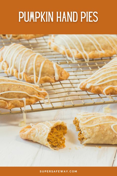 Your family will love these little pumpkin hand pies! You can make these sweet, small pies that fit in your hand in under an hour. Warm pockets filled with the flavors of pumpkin, cinnamon, and vanilla, they’re a cozy treat any time of year. #pumpkin #handpie #fall #dessert Pumpkin Hand Pies, Classic Pumpkin Pie, Hand Pie Recipes, Hand Pie, Sweet Pumpkin, Hand Pies, Cinnamon Vanilla, Pumpkin Dessert, Pumpkin Pie Spice