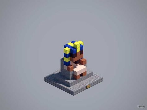 Minecraft Egyptian Statues, Snake Statue Minecraft, Minecraft Camel Enclosure, Vans Bedroom, Minecraft Pyramid, Minecraft Temple, Construction Minecraft, Minecraft Statues, Voxel Art