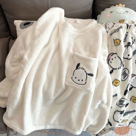 Pochacco Pajamas, Pochacco Clothes, Student Home, Pajama Suit, Winter Pajamas, Pj Pants, New Students, Girls Pajamas, Skin So Soft