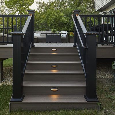 Deck Paint Colors, Azek Decking, Deck Remodel, Fascia Board, Beautiful Outdoor Living Spaces, Modern Deck, Deck Colors, Patio Deck Designs, Deck Paint