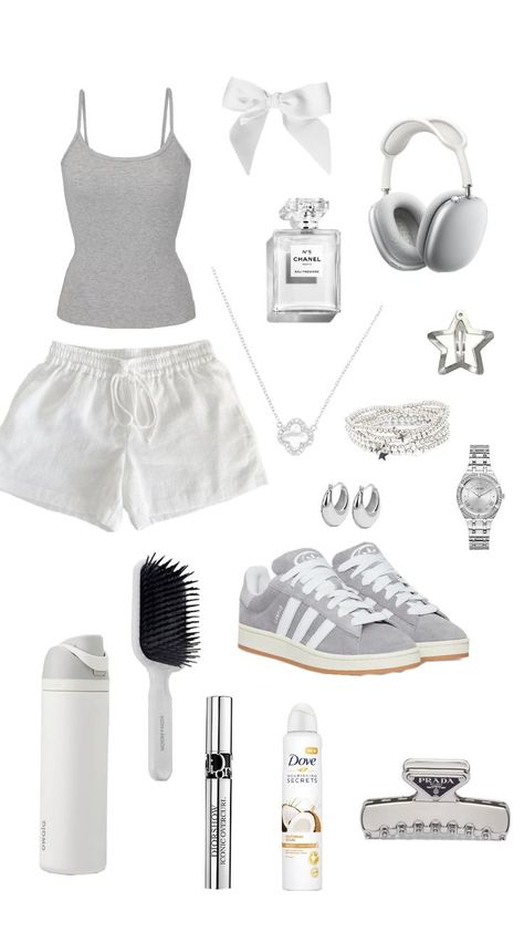 adidas campus 00s grey, white shorts, grey tank top and accesories Grey Tank Top Outfit, Campus 00s Outfit, Grey Campus, Adidas Campus 00s Grey, Campus 00s Grey, Campus Outfit, Adidas Campus 00s, Outfit Collage, Tank Top Outfits