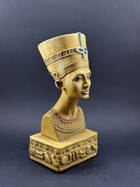 Excited to share the latest addition to my #etsy shop: Ancient Egyptian Statue Elegant Nefertiti Statue - Embodying the Resplendent Queen of Ancient Egypt - gift for her - Made in Egypt https://etsy.me/3Jn4jlI #egyptianstatue #goddessstatue #stonestatue #ancientegyptst Nefertiti Statue, Egypt Statue, Ancient Egyptian Statues, Goddess Statue, Carving Art, Stone Statues, Egyptian Goddess, Wood Carving Art, Gift For Brother