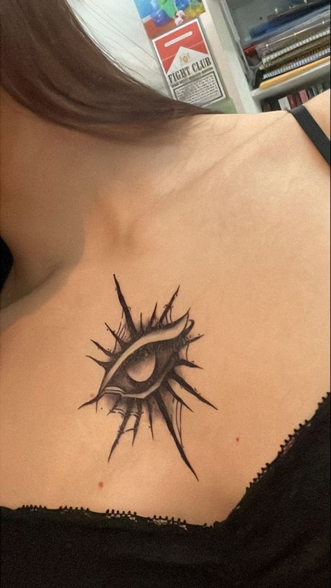 Eyeball Neck Tattoo, Eye Tattoo Aesthetic, Creepy Eye Tattoo, Eye Neck Tattoo, Under Eye Tattoo, Third Eye Tattoos, Eyeball Tattoo, Tattoo Style Art, Seductive Eyes