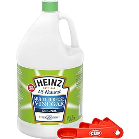 Amazon.com : Heinz White Vinegar, 1 gal : Grocery & Gourmet Food Vinegar In Laundry, Honey Sticks, Vinegar Cleaning, Apartment Plans, Distilled White Vinegar, Cup Coaster, The Cup, White Vinegar, Spice Jars