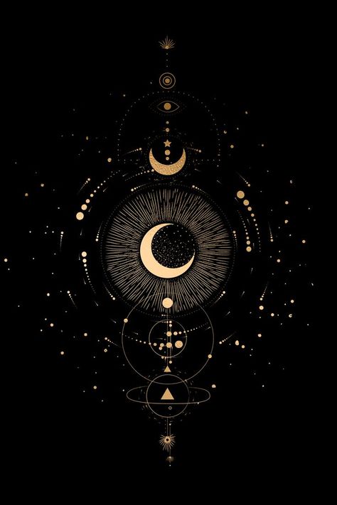 Witch Wall Decor, Witchcraft Design, Witchy Wall Decor, Sun And Moon Print, Witch Symbols, Witchcraft Decor, Iphone Wallpaper Texture, Celestial Decor, Witch Wallpaper