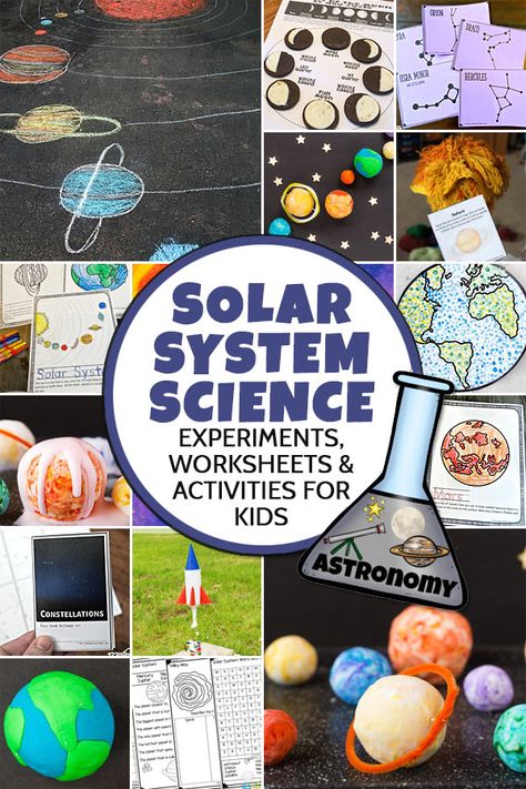 Solar System Experiments, Space Activities For Preschool, Planet Activities, Planet Orbit, About Solar System, Space Lesson Plans, Astronomy Activity, Sun Planet, Planets Activities