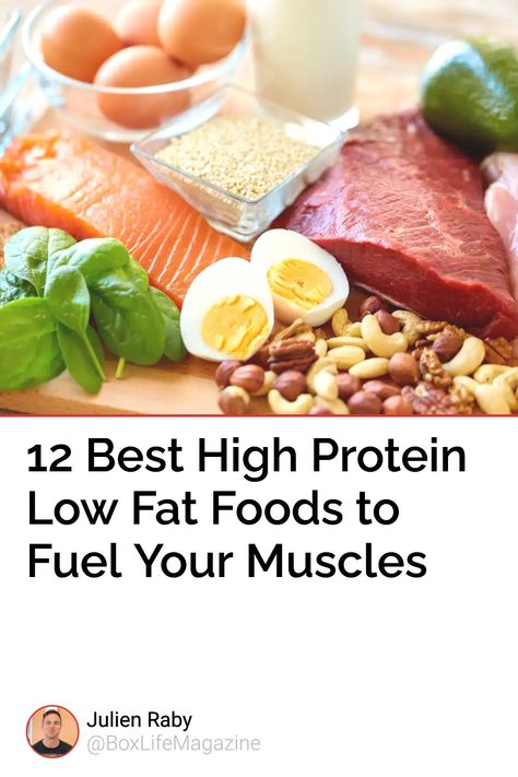 Keep reading to learn more about high protein low-fat foods and read about 12 of the best high protein low-fat foods to fuel your muscles. Let's get started.¬†¬† High Protein For Fat Loss, Low Fat High Protein Snacks, High Carb Low Fat Foods, Low Fat High Protein Meals, High Protein Low Fat Foods, Low Fat Foods List, High Protein Low Fat Snacks, High Protein Low Fat Recipes, Low Fat High Protein Recipes