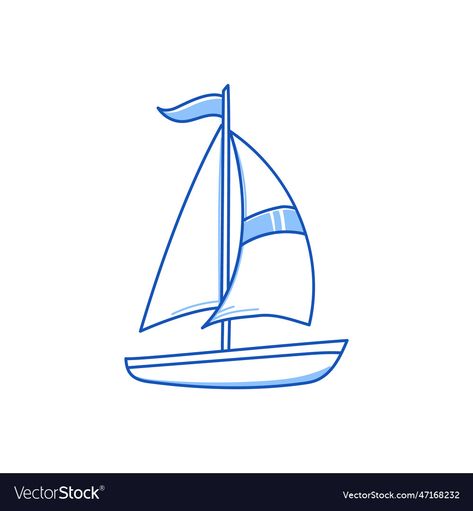 Sail Illustration, Boat Doodle, Sail Boat Drawing, Boat Drawing Simple, Ship Doodle, Yacht Illustration, Sailing Boat Illustration, Sailboat Drawing, Prints For Shirts