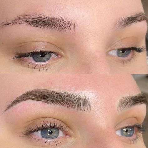 Eyebrow Microblading Natural, Natural Microblading Eyebrows, Lash And Brow Lift, Lash Lamination, Tattooed Eyebrows, Tattoo Brows, Cosmetic Tattoo Eyebrows, Curling Lashes, Mircoblading Eyebrows