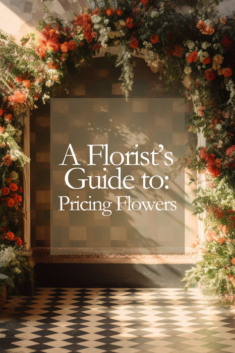 Grab your free guide to pricing flowers, designed for florists. From pricing your flowers and events, to paying yourself and your staff- download this free floral guide now! Flower Workshop, Floral Design Classes, Florist Design, Pricing Guides, Online Florist, Biophilic Design, Online Education, Bridal Flowers, Free Guide