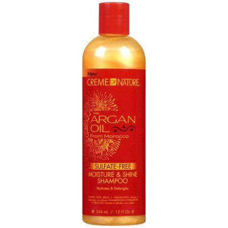 Cream Of Nature, Creme Of Nature, Natural Hair Shampoo, Argan Oil Shampoo, Beauty Gadgets, Hydrate Hair, Best Shampoos, Natural Shampoo, Sulfate Free Shampoo