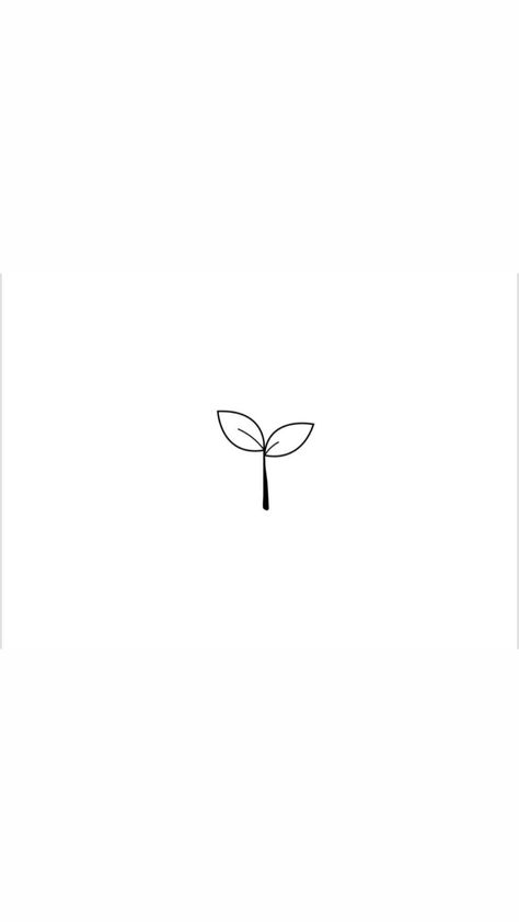 Simple Garden Tattoo, Seedling Tattoo Simple, Seed Tattoo Sprouting, Seed Sprouting Tattoo, Plant Sprout Tattoo, Grow Tattoo Ideas, Agriculture Tattoos For Women, Firm Foundation Tattoo, Agro Desenho