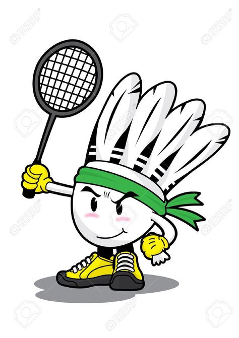 Badminton Cartoon, Badminton Clipart, Badminton Pictures, Badminton Logo, Badminton Shuttlecock, Sports Drawings, Diy Journal Books, Doodle Art Drawing, Small Hand Tattoos