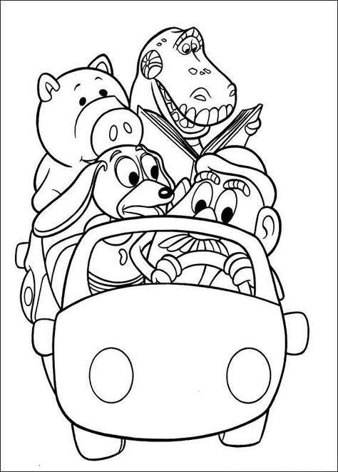 Toy Story Coloring Pages, Toy Story Crafts, Disney Coloring Sheets, Story Tattoo, Dibujos Toy Story, Toy Story Characters, Tattoo Simple, Karakter Disney, Free Adult Coloring Pages