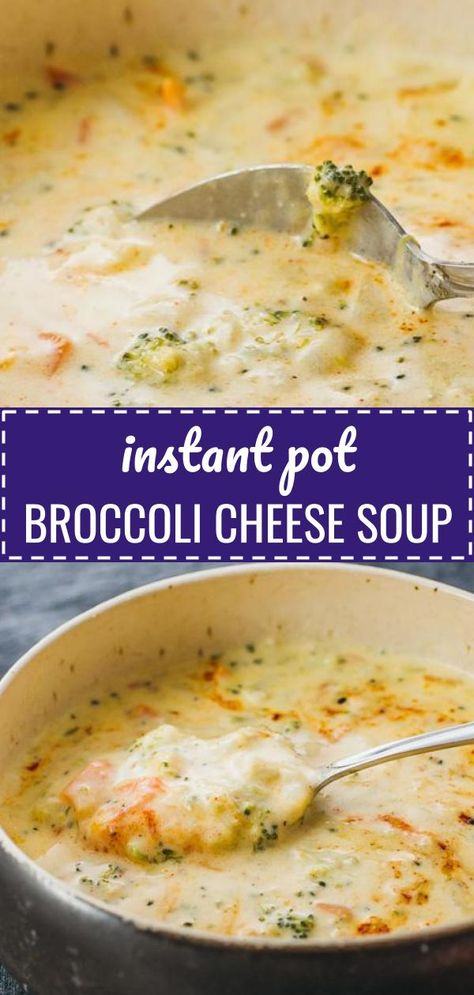 Panera Soup, Instant Pot Broccoli Cheese Soup, Instant Pot Broccoli, Pot Recipes Healthy, Instant Pot Soup Recipes, Broccoli Cheese Soup, Instant Pot Soup, Broccoli Cheese, Instant Pot Dinner Recipes