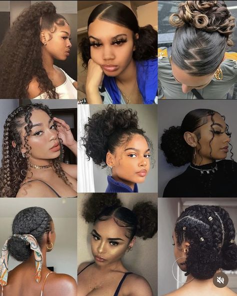 Easy Braiding Hair Hairstyles For Black Women, Cute Hairstyles For Really Short Hair Black Ppl, Curly Hairstyle Ideas Natural, Natural Hairstyles For Black Women 2b, Curly Hairstyles For Black Women Natural Short, Best Combs For 4c Hair, Hairstyles For Natural Curly Hair Black, Natural Low Bun Hairstyles, Going Out Hair And Makeup