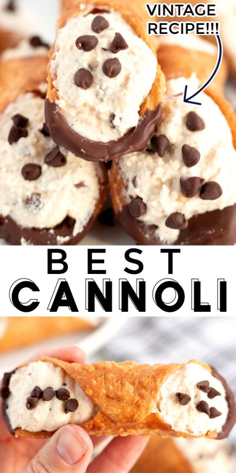 Canolli Recipe, Cannoli Cream Recipe, Recipe With Mascarpone, Cannoli Recipe Easy, Homemade Cannoli Recipe, Homemade Cannoli, Cannoli Filling, Cannoli Shells, Cannoli Recipe