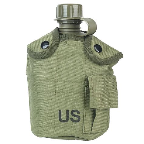 Canteen Bottle, Hiking Backpacking, Water Kettle, Hiking Backpack, Camping & Hiking, Three Piece, Backpacking, Camo, Hiking