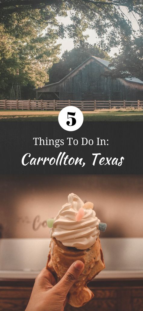 Carrollton, Texas is one of the most underrated suburbs in DFW. Known for its heavy Asian influence, Carrollton is now all Instagram backdrops and pretty dessert shops. 40 minutes from Dallas, Carrollton is still (surprisingly) undiscovered, but if you love date night spots, AYCE Korean BBQ, coffee, and soft-serve filled taiyaki, this is the perfect day trip from Dallas. #Travel | #Texas | #Carrollton | #Koreatown | #Dallas | #DFW | #KoreanBBQ | #Coffee | #Taiyaki | #Korea | #SouthKorea Day Trips From Dallas, Carrollton Texas, Dallas Travel, Travel Texas, Canada Travel Guide, Pretty Dessert, Beautiful Travel Destinations, Texas Travel, Korean Bbq